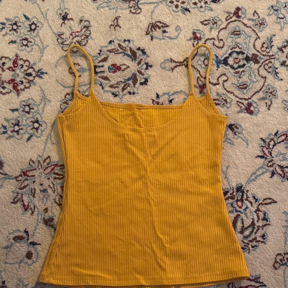 Reformation Mustard Ribbed Camisole - Picture 2 of 4